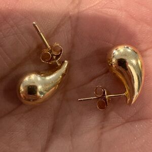 18K Real Gold Earrings
